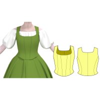 ボディスの型紙　お代はSNS投稿かシェアで！