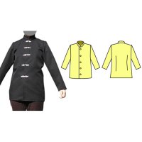 シンプルジャケットの型紙　レディース