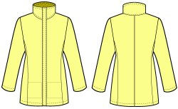画像2: メルマガ限定無料　ファスナーカバーの付いたジャケットの型紙　レディース