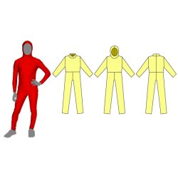 画像1: 全身タイツの型紙　メンズ