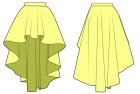 他の写真2: ロングテールスカートの型紙　レディース
