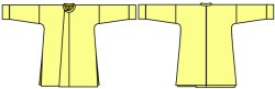 画像2: 大歌袍もどきの型紙　フリーサイズ