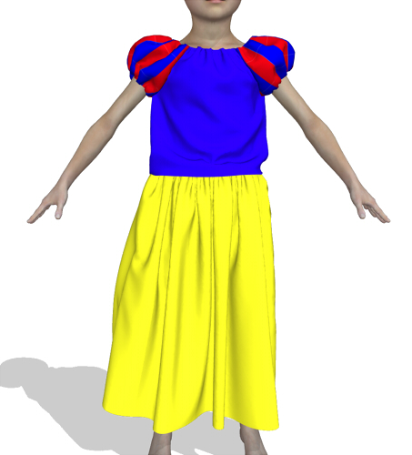 白雪姫のコスプレ衣装の作り方 自分で服を作りたい 縫い代がついた型紙 設計図 だから初心者におすすめです