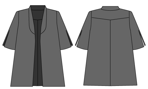 黒執事のセバスチャン寮監衣装のローブのコスプレ衣装の作り方 自分で服を作りたい 縫い代がついた型紙 設計図 だから初心者におすすめです