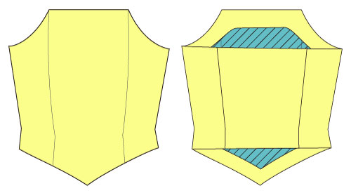 編み上げなしビスチェの型紙 レディースS/M/L/2Lサイズ | うさこの