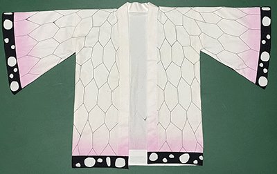 鬼滅の刃の胡蝶しのぶのコスプレ用羽織の無料の型紙130 160サイズ