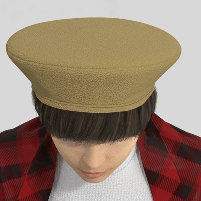 画像1: 【無料】ベレー帽の型紙