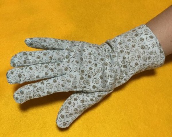 画像1: 【無料】婦人マチつき手袋の型紙（伸びない生地用） (1)