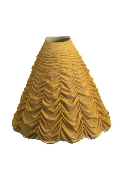 画像1: 横ドレープのスカートの型紙 お代はSNS投稿かシェアで!