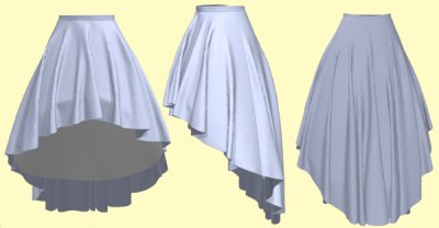 画像3: ロングテールスカートの型紙　レディース